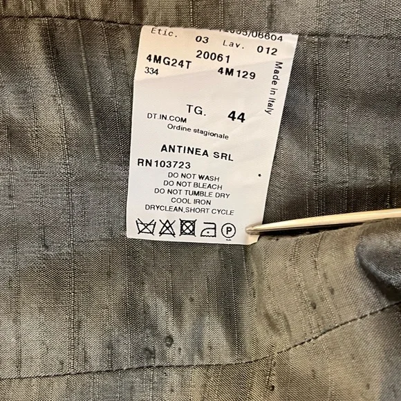 Vintage Armani Collezioni Blazer Jacket 100% Silk Size 8 - Picture 13 of 14